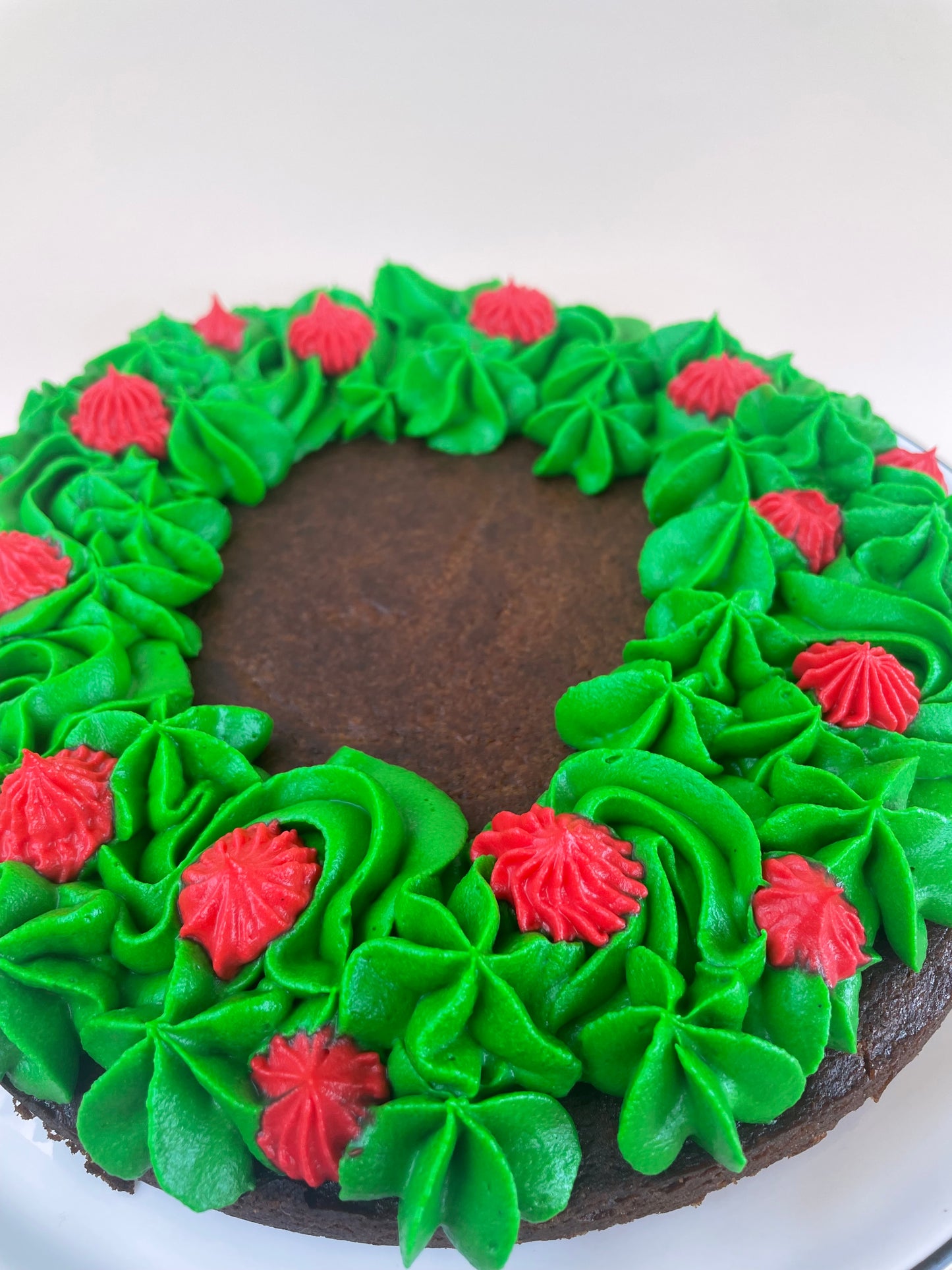 Christmas Wreath Cake (Spiced Cookie)